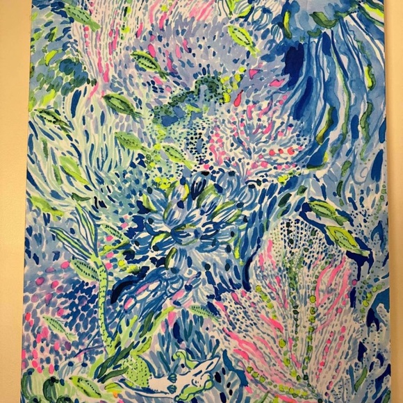 24 x 30 Lilly Pulitzer canvas - Picture 2 of 2